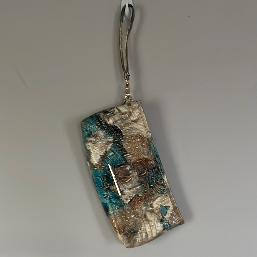 Brahmin large zip clutch